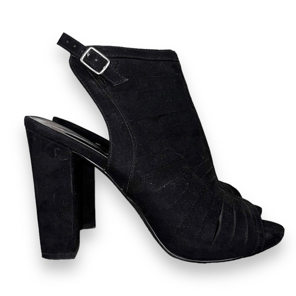 Carlos by Carlos Santana Scout Block Heeled Sandals Black 9M US - Picture 1 of 8